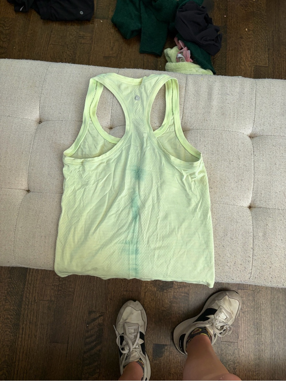 lululemon athletica Light Lime Racerback Tank - Picture 2 of 2
